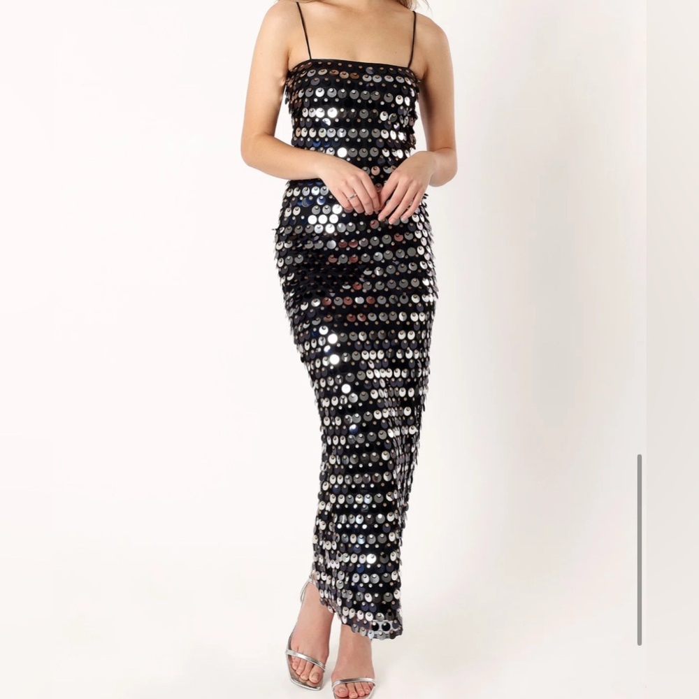 Petal & Pup Black Sequin Dress